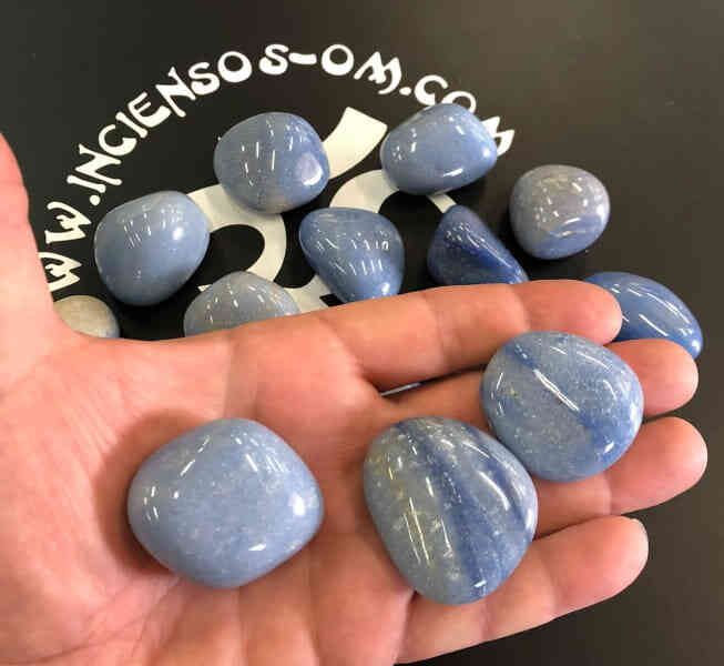 Rodado Cuarzo Azul 4 Cm Aprox